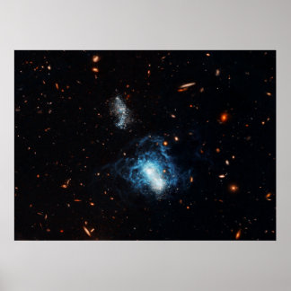 Hubble findet reife Galaxy Masquerading als Kleink Poster