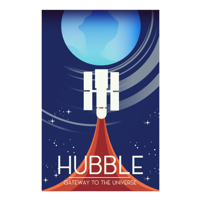 Hubble-Gateway zum Universum Fotodruck (Vorne)