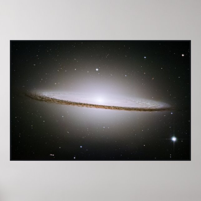 Hubble Mosaik der Majestic Sombrero Galaxy Poster (Vorne)