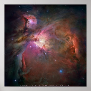 Hubble / Orion-Nebel Poster