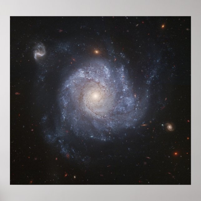 Hubble schnappt Bilder einer Pinwheel-förmigen Gal Poster (Vorne)