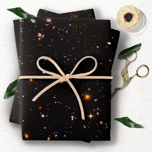 Hubble Telescope Ultra Deep Field Galaxies Foto Geschenkpapier Set