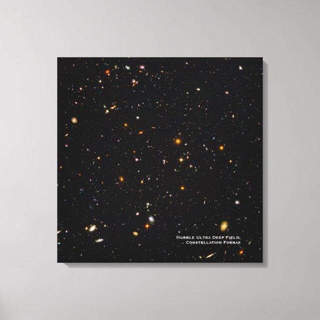 Hubble Telescope Ultra Deep Field Galaxies Foto Leinwanddruck (Vorderseite)