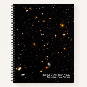 Hubble Telescope Ultra Deep Field Galaxies Foto Notizbuch