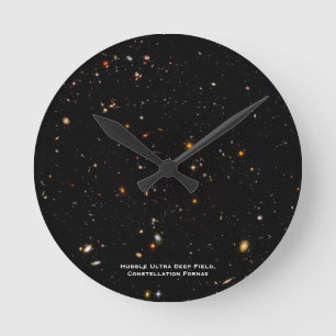 Hubble Telescope Ultra Deep Field Galaxies Photo Runde Wanduhr
