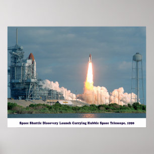Hubble-Teleskop 1990 zur Erkennung Poster