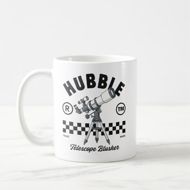 Hubble-Teleskop-Erröter Kaffeetasse (Links)