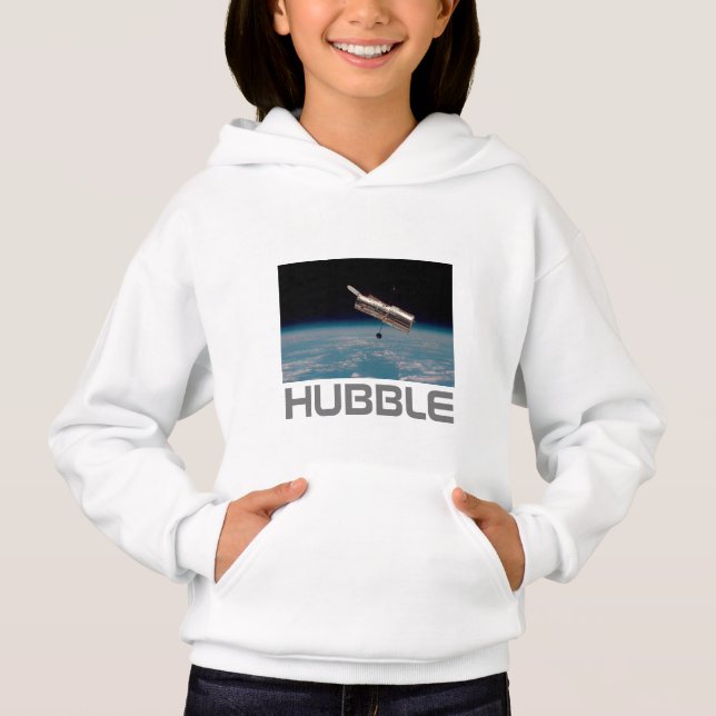 Hubble-Teleskop Hoodie (Vorderseite)