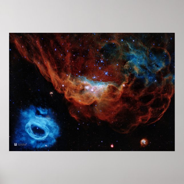 Hubble-Teleskop: Kosmisches Riff (2020) Poster (Vorne)