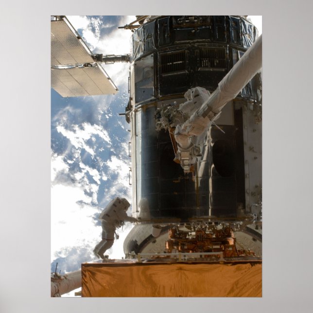 Hubble-Teleskop Poster (Vorne)
