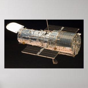 Hubble-Teleskop Poster