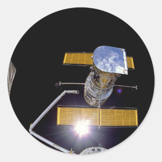 Hubble-Teleskop Runder Aufkleber