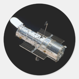 Hubble-Teleskop Runder Aufkleber