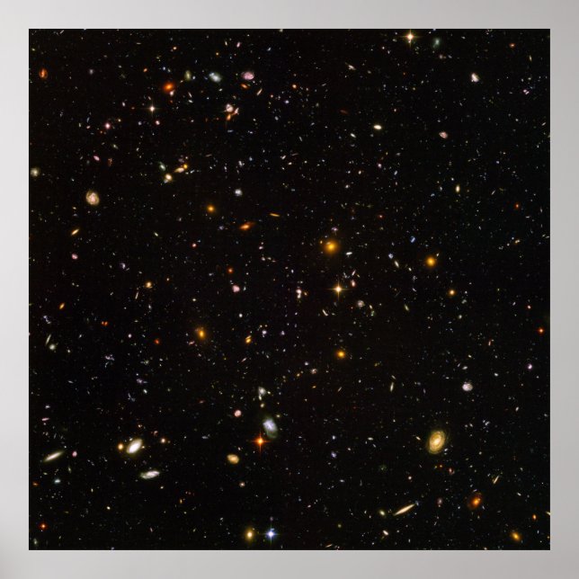 Hubble Ultra Deep Field (HUDF) [drucken] Poster (Vorne)