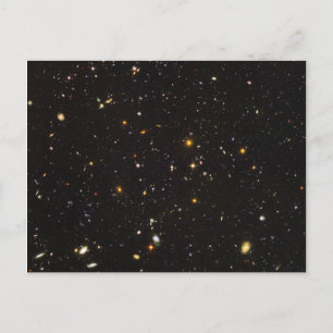 Hubble Ultra Deep Field View von 10.000 Galaxien Postkarte