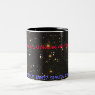 HUBBLE WELTRAUM-FELD ZWEIFARBIGE TASSE