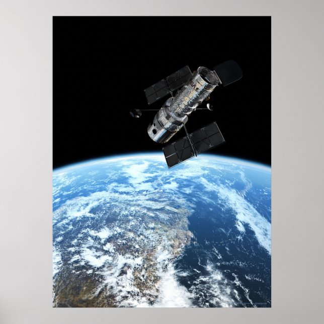 Hubble-Weltraumteleskop 18 x 24 (18 x 24) Poster (Vorne)