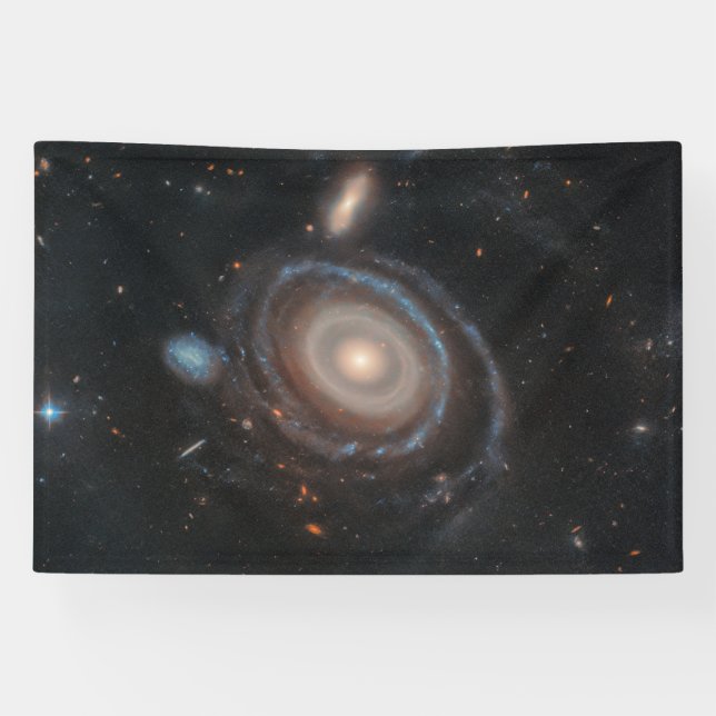 Hubble Weltraumteleskop Bullseye Galaxy Banner (Horizontal)