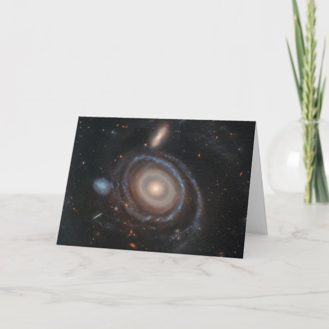Hubble Weltraumteleskop Bullseye Galaxy Dankeskarte (Vorderseite)