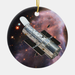 Hubble-Weltraumteleskop Keramik Ornament