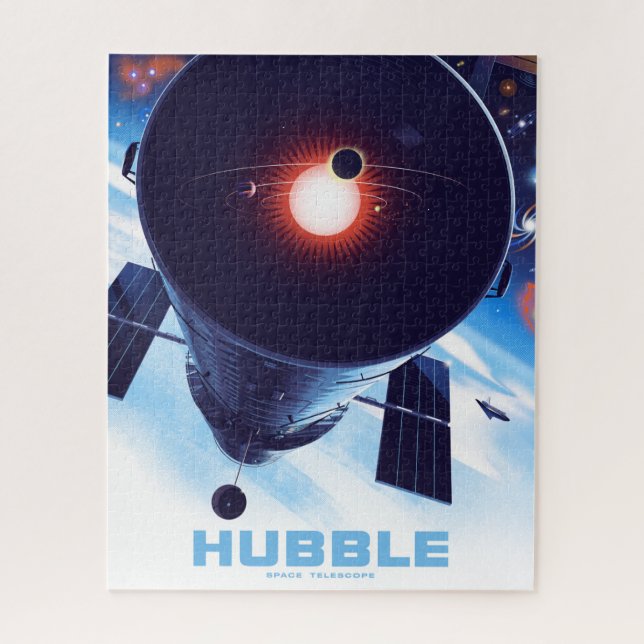 Hubble-Weltraumteleskop-Poster. Puzzle (Vertikal)