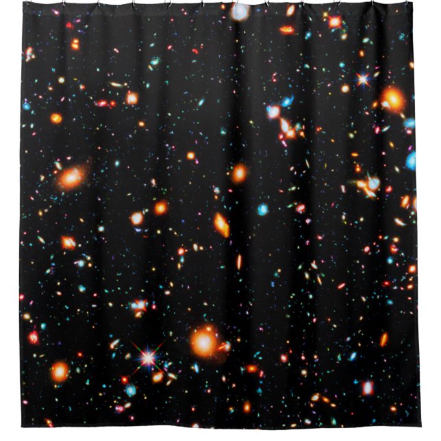 Hubble XDF Duschvorhang (Vorderseite)
