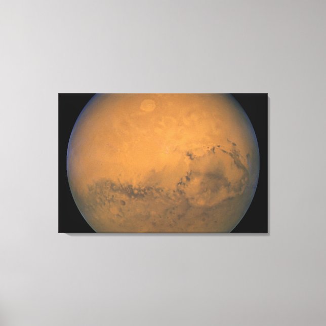 Hubbles Nahe Sicht der Mars Leinwanddruck (Vorderseite)