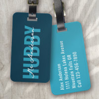 Hubby Blue Monogram Honeymoon