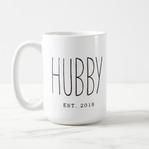 Hubby Custom Couple Tasse Hochzeit Tasse Jahrestag