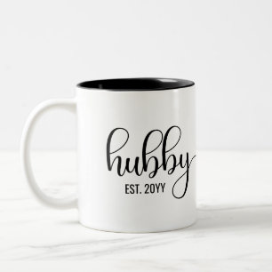 Hubby Est   Geschenke für Ehemann, Hochzeitscoupel Zweifarbige Tasse