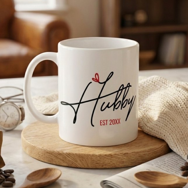 Hubby etabliert Personalisiert Kaffeetasse (Von Creator hochgeladen)