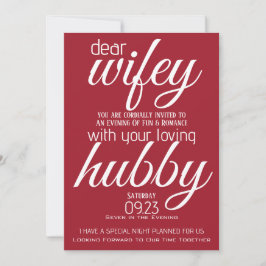 Hubby Frage Wifey Out Einladung