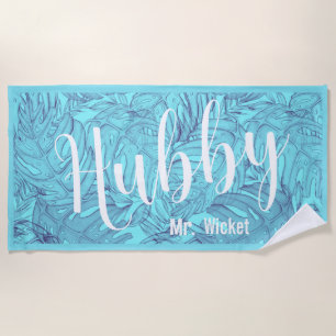 Hubby Hawaiian Beach Handtuch
