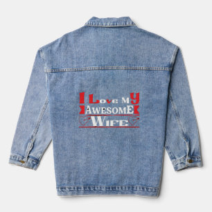 Hubby Hilarity: Shirts für Ehefrauen, die Liebe Jeansjacke