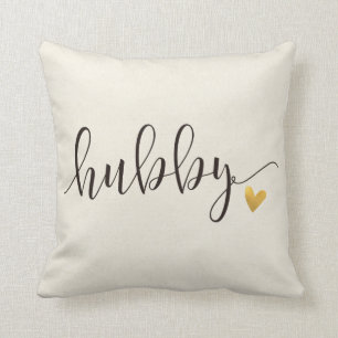 Hubby, Hubby und Wifey Wedding Geschenk Kissen