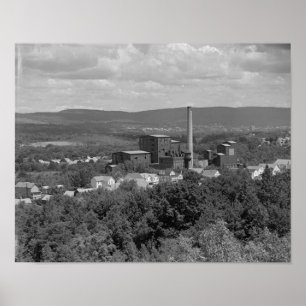 Huber Breaker Ashley Pa. Poster