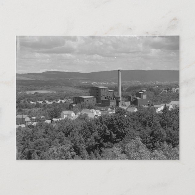 Huber Breaker Ashley Pa. Postkarte (Vorderseite)