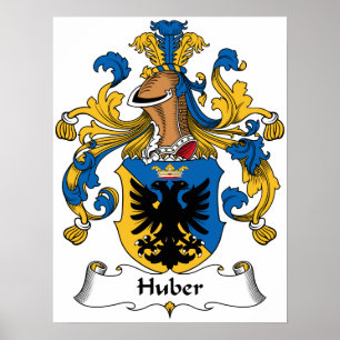 Huber Familienwappen Poster