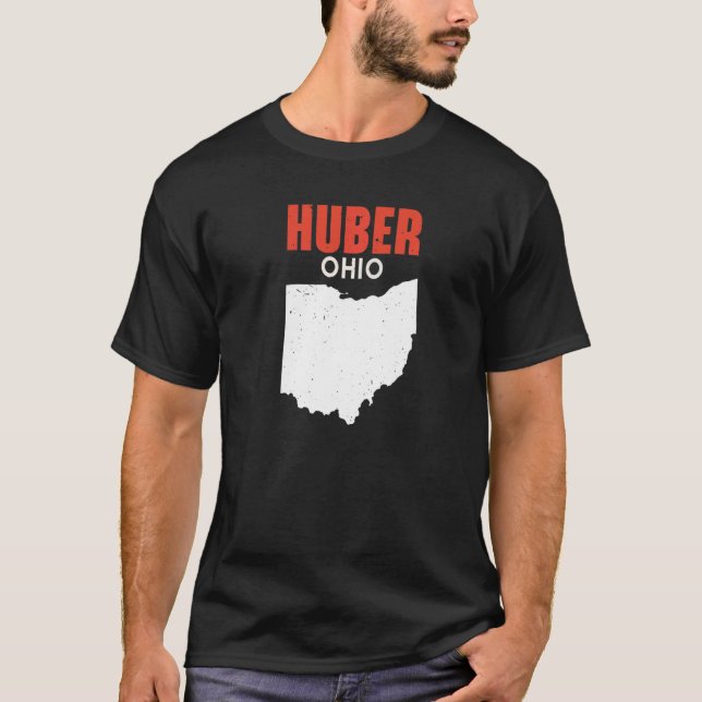 HUBER HEIGHTS Ohio USA Staat America Travel Ohioan T-Shirt (Vorderseite)