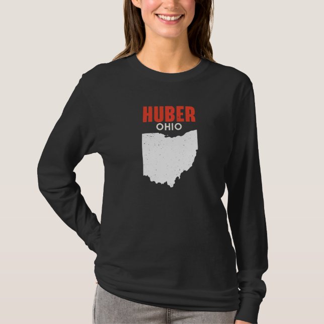 HUBER HEIGHTS Ohio USA State America Travel Ohioan T-Shirt (Vorderseite)