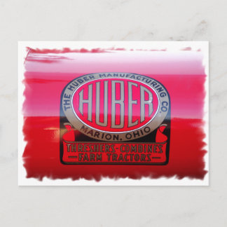 Huber Tractor-Logo Postkarte