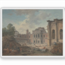 Hubert Robert: Zerstörung des Schlosses von Meudon