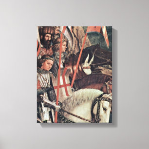 Hubert van Eyck - das rechtschaffene Leinwanddruck