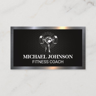 Hubgewicht   Fitness   Metallgrenze Visitenkarte