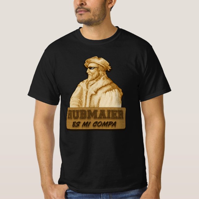 Hubmaier es mi Compa(Gold) - Económica T-Shirt (Vorderseite)