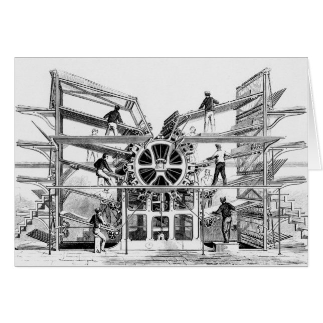 Hubraum der printing press invented by Richard Mar (Vorderseite (Horizontal))