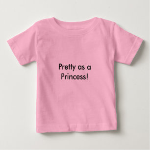 Hübsch als Princess Baby Tutu Body Anzug Baby T-shirt