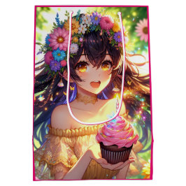 Hübsch Anime Girl Birthday Mittlere Geschenktüte