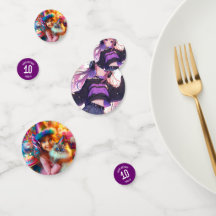 Hübsch Anime Girl Personalisiert Geburtstag