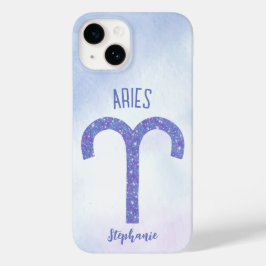 Hübsch Aries Astrologie Signieren Personalisiert L Case-Mate iPhone 14 Hülle